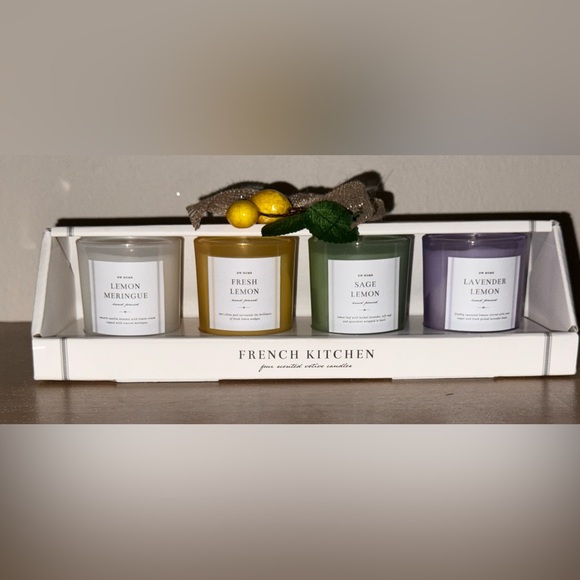 DW HOME French Kitchen Lemon Votive Candle Set. - Picture 5 of 10